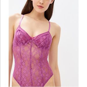 FREE PEOPLE runaway lace bodysuit